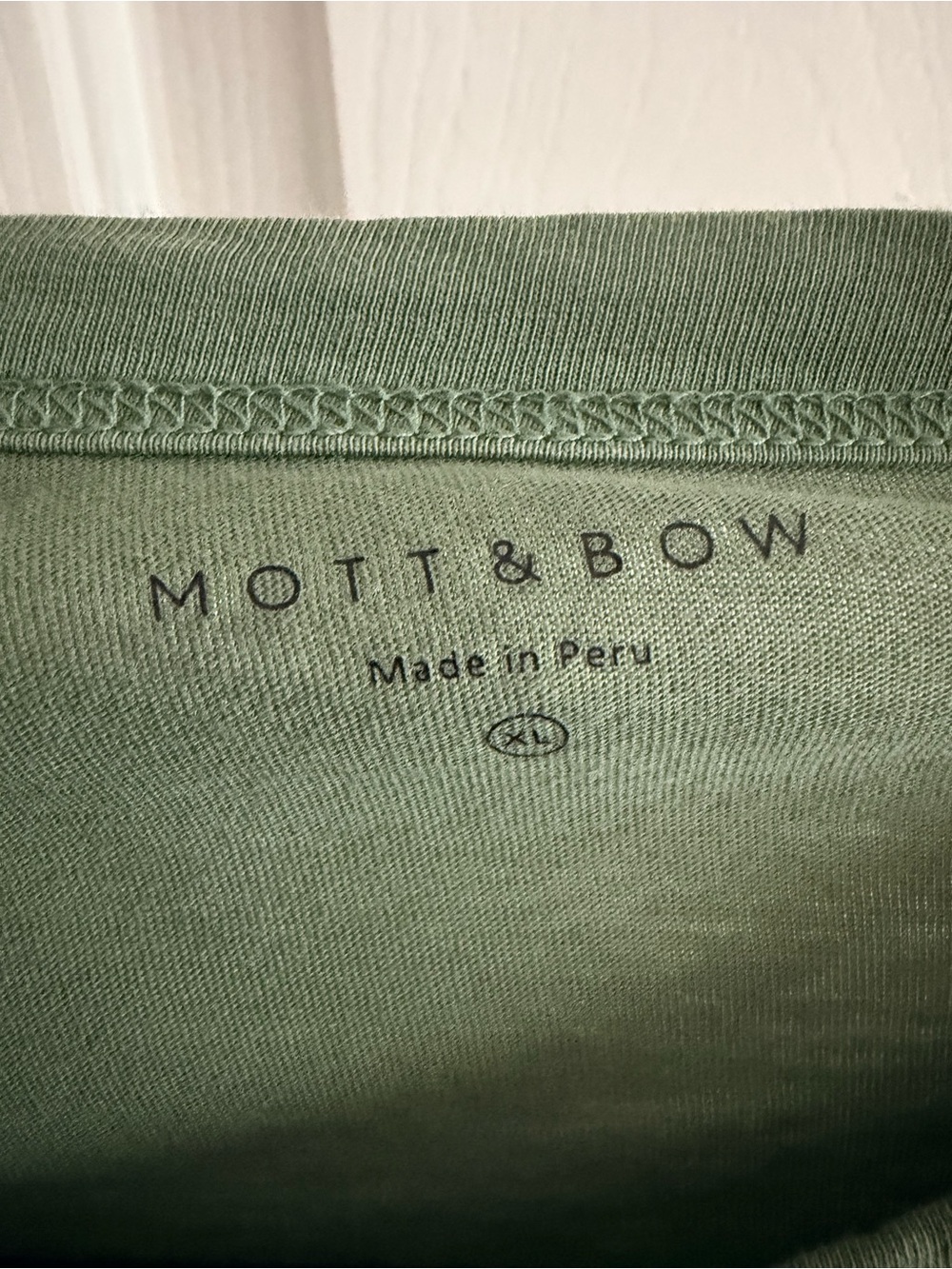 Women's Crew Neck Short Sleeve Tee - Olive Green - Picture 5 of 5